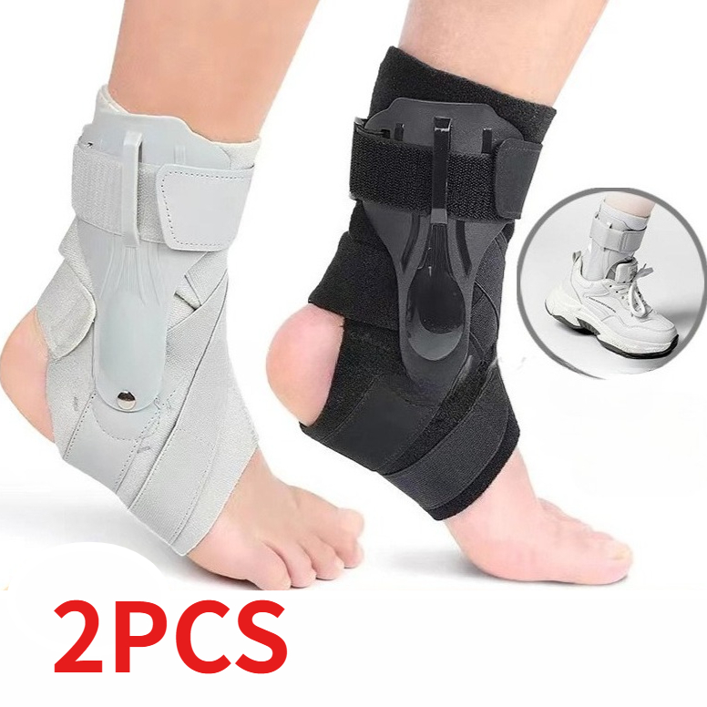 Ankle Mobility Band - อุปกรณ์พยุงข้อเท้า 2/1 ชิ้น สำหรับข้อเท้าแพลง พร้อมตัวกันกระแทกด้านข้าง สำหรับผู้ชายและผู้หญิง