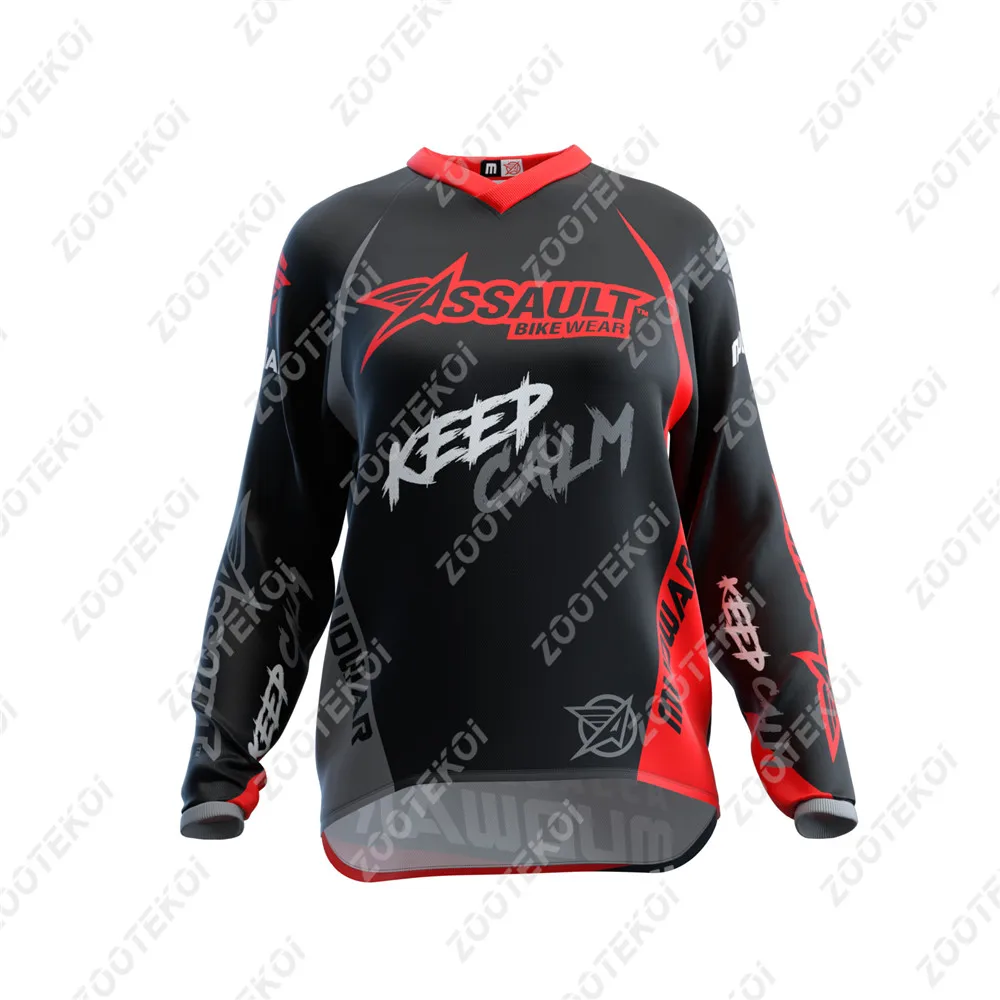 Crossfit Gear For Men - จักรยานโจมตีสวมจักรยานเสือภูเขาหญิงดาวน์ฮิลล์ย์ ENDURO รถจักรยานยนต์ข้ามประเทศเกียร์ Mtb Dh เสื้อเจอร์ซีย์นักปั่นระบายอากาศ