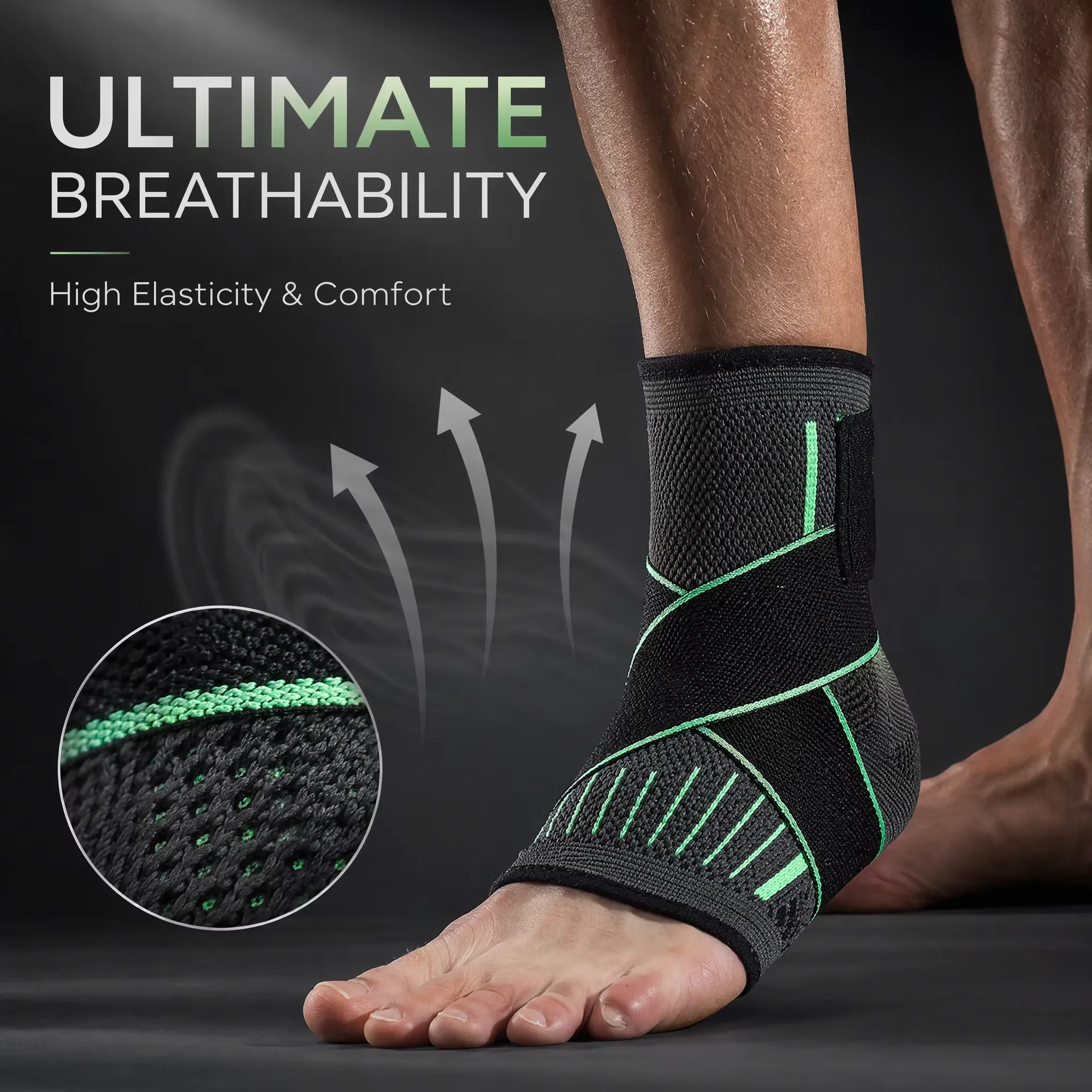 อุปกรณ์พยุงข้อเท้าแบบระบายอากา - Ankle Mobility Band บทวิจารณ์และราคา