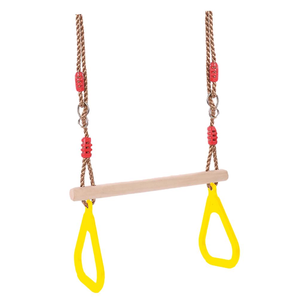 ชุดชิงช้าสำหรับเล่นในร่มและกลา - Gymnastic Ring Wood บทวิจารณ์และราคา