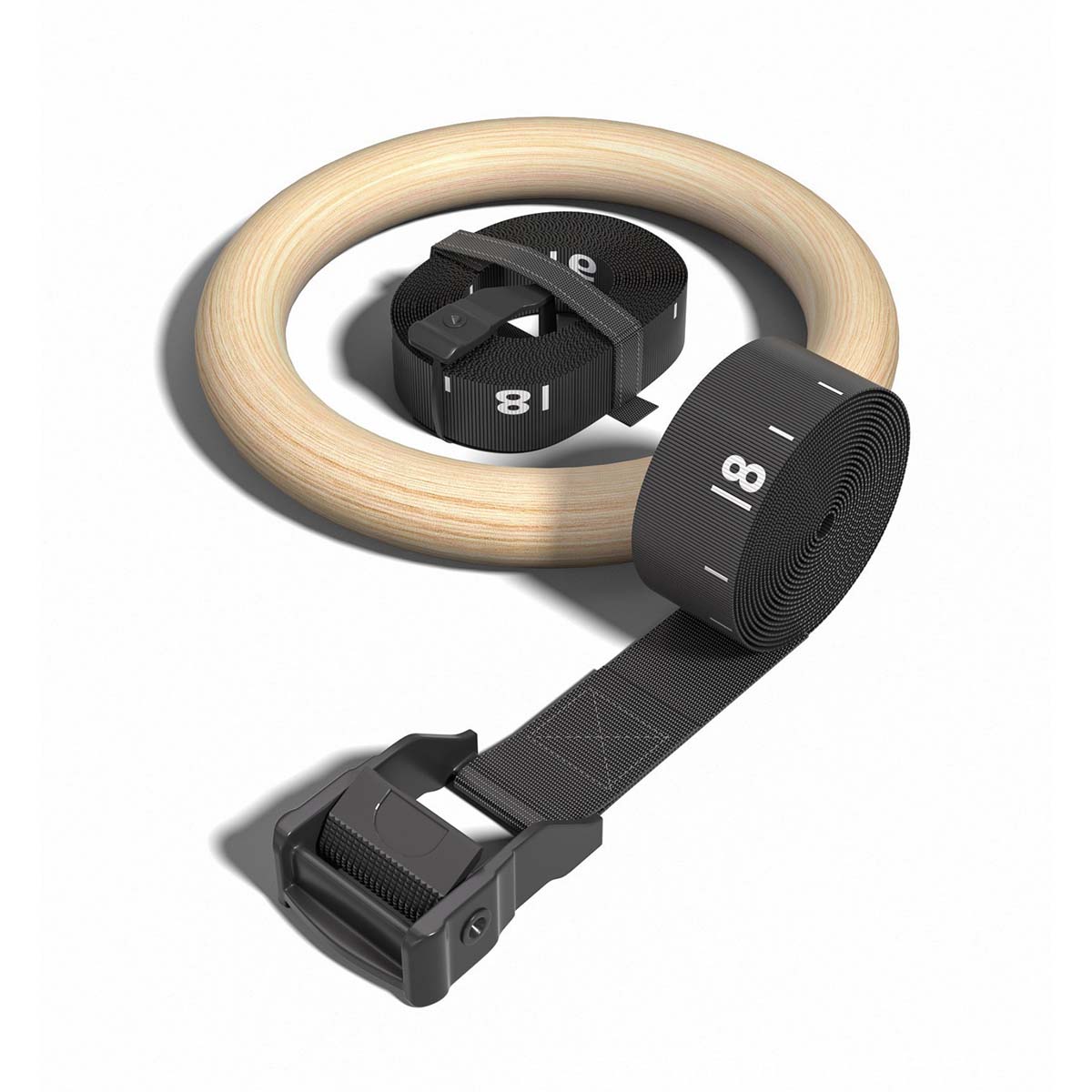 ห่วงยิมนาสติกไม้ปรับขนาดได้ 28 - Gymnastic Ring Wood บทวิจารณ์และราคา